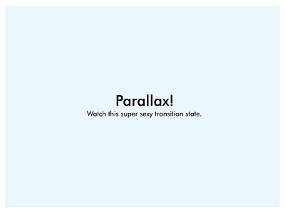 Faux Parallax keynote parallax