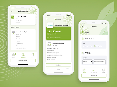 Car insurance in Omantel App app arabic banner cards dashboard app dashboardapp design inspiration designinspiration designsystem mobile omani telco ui ui kit uidesign uikit uiux ux