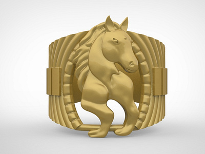 Horse Ring - Jewellery 3D model