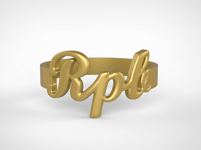 Ring - 3D model 3d 3dprinting art artistic blender creative customized design ring solidworks