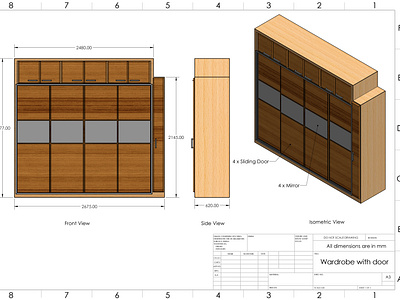 Wardrobe 3D & 2D