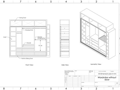 Wardrobe 3D & 2D