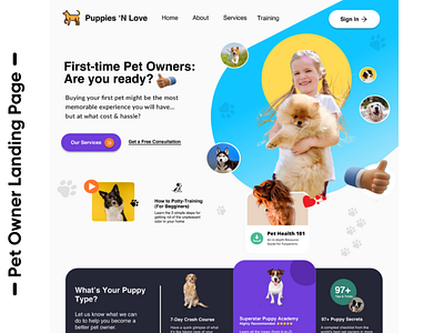 Dog Owner Landing Page  | Wordpress, Unbounce & Clickfunnels