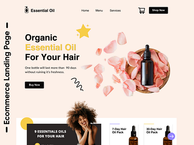 Essential Oil Landing Page | Wordpress, Unbounce & Clickfunnels