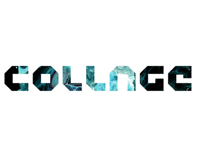 Collage Logo design logo typography