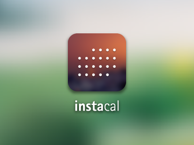 iPhone app - instacal - icon app app icon icon ios iphone