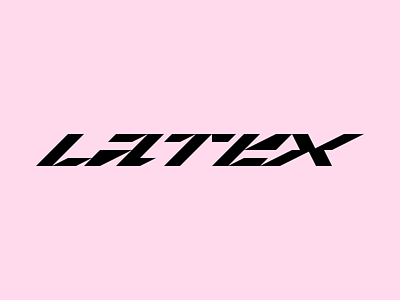 Latex design letters logo logotype print tal taldesign type vitaliy rynskiy