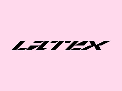 Latex design letters logo logotype print tal taldesign type vitaliy rynskiy