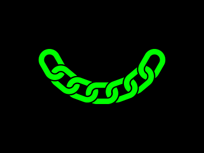Shackles branding chain print shackles smile taldesign vitaliy rynskiy