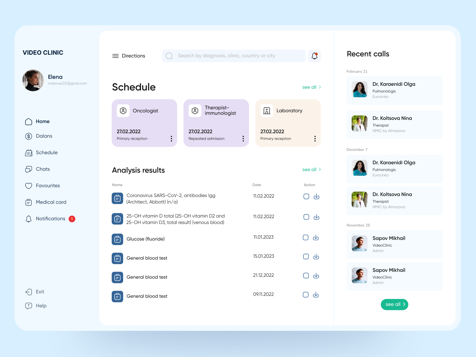 User Profile — #006 by Elena Malova on Dribbble