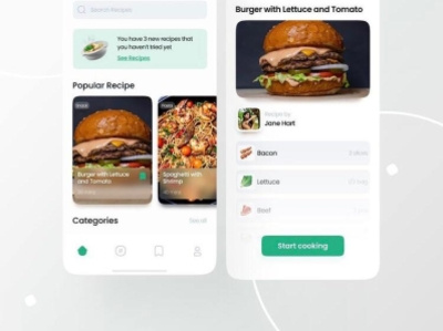 Foodos Burger App Design