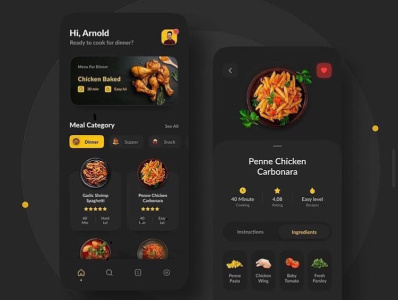 Restaurant order page