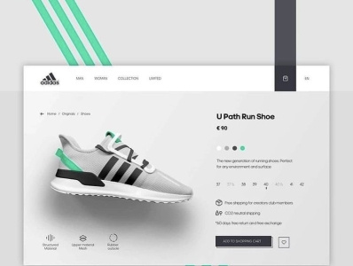Adidas animation app branding design graphic design icon illustration logo ui vector