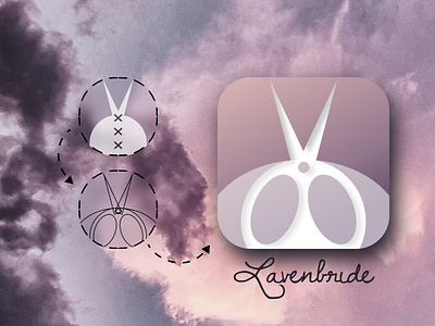 Lavenbride App Icon (Daily UI Challenge 005/100)