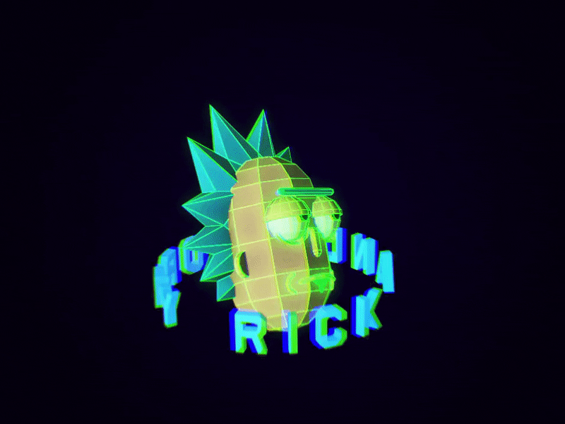 Rick and Morty VHS 3d adobe after effects animation cinema 4d element 3d glitch illustration morty motion graphics rick rick and morty sanchez vhs