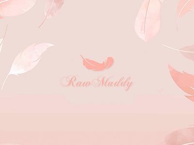 Raw Maddy Cosmetic Logo Branding branding graphic design logo