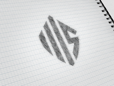 MS monogram logo concept