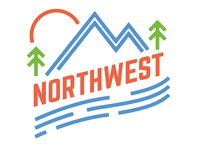 Northwest Window Sticker illustration stickers