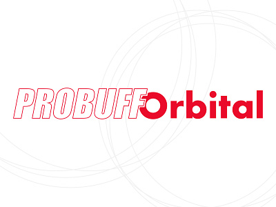 ProBuff Orbital Buffing System branding design logo design