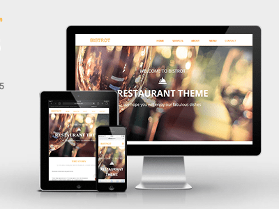 Bistrot X5 for Website x5 bar chef cooking creative css3 cuisine design designer food hospitality html5 jquery onepage restaurant template web design web designer website x5 website x5 template x5 template