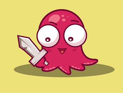 Octopus illustration vector