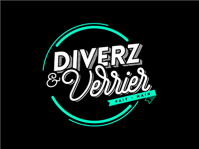 Diverz & Verrier illustrator logotype