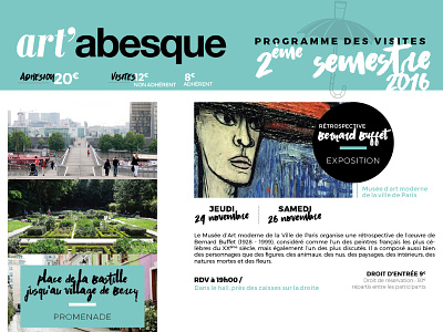 Art'abesque Programme affiche edition poster