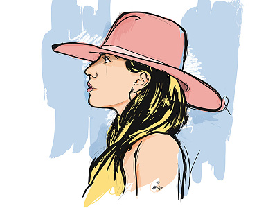 Lady Gaga illustration ladygaga vector women