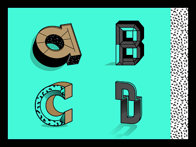 Alice wonderful typo illustration letter typography vector