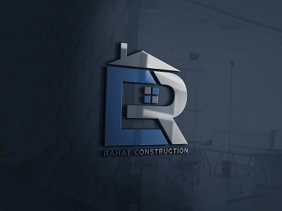 3D Rahat Construction Logo  l Builders Company