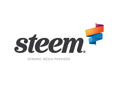 Logo Steem design koncept logo
