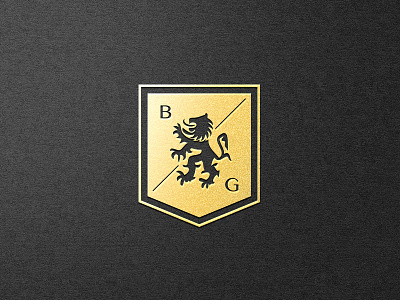 Gold crest crest gold lion mark