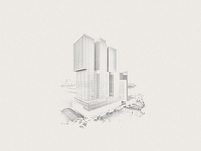 De Rotterdam 23g architecture illustration rotterdam