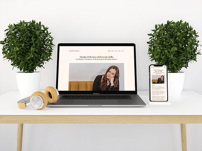 Studio B Brows Website Redesign branding graphic design minimal typography ui web