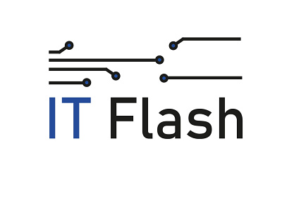 Логотип "IT Flash" graphic design logo