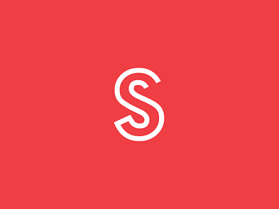 S branding letter logo monogram s type typography