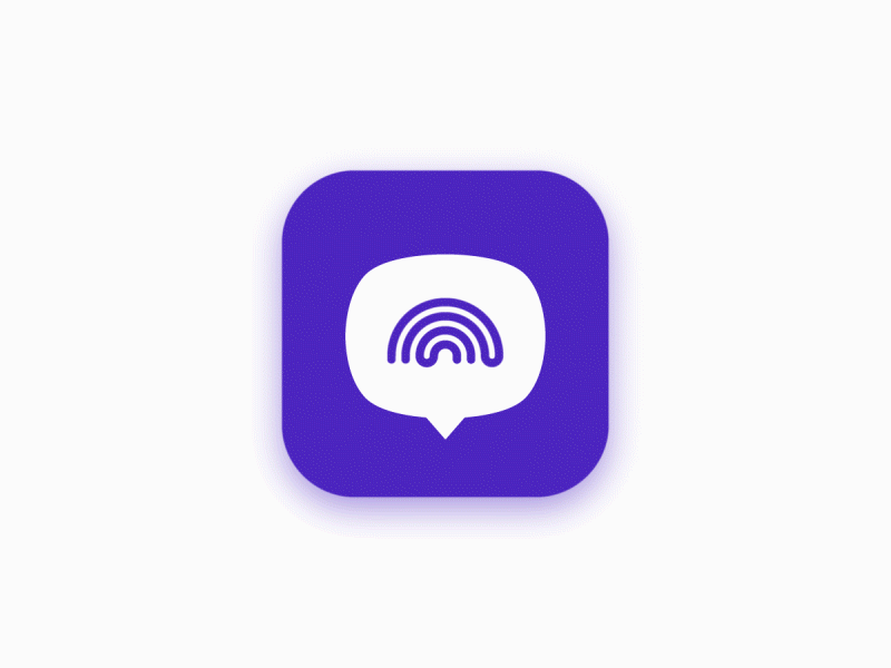 Daily UI #005 - App icon animation app app icon apple application daily 100 challenge dailyui free freebie ios ipad iphone podcast purple
