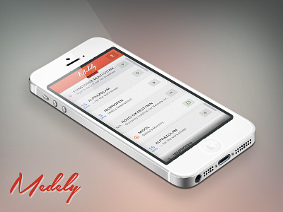Medely Iphone Perspe concept iphone ui