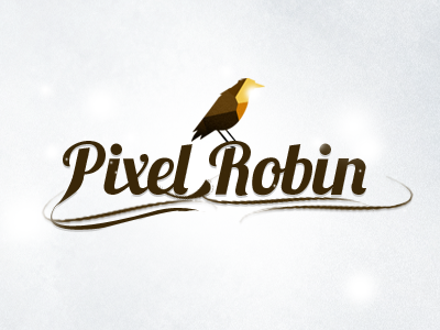 Pixel Robin logo type