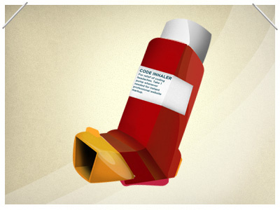 Code Inhaler fun illustration vector