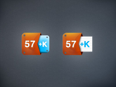 Klout Icons (Free PSD)