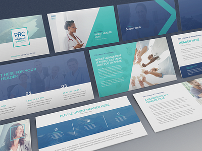 PRC Alliance - PowerPoint Template branding design graphic design power point template