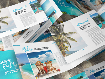 Travel Brochure adobe indesign brochure design graphic design layout print print design travel brochure travel design typography