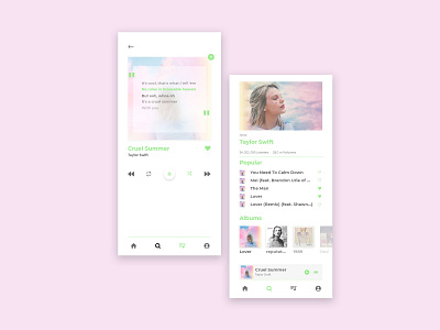 Daily UI Challenge: Music Player UI dailyui dailyuichallenge interface music player music player app music player ui uidesign