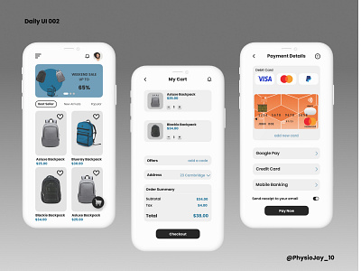 Debit Card Checkout Page - Daily UI 002 app branding design graphic design icon illustration logo typography ui ux vector