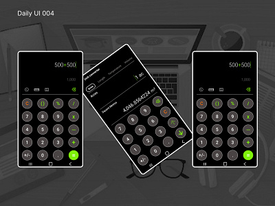 Daily UI OO4 - Calculator Design. app branding design icon illustration logo typography ui ux vector