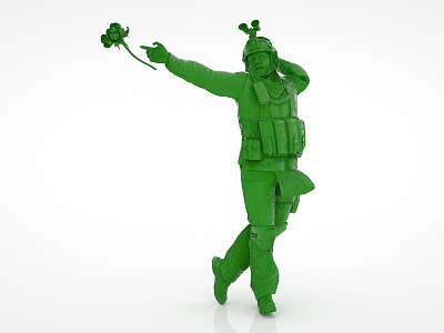 Toy soldier green