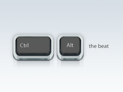 Ctrl Alt The Beat icon key keyboard rebound ui