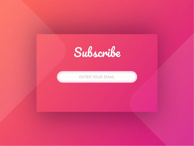 Day 24 - Subscription 100 days of ui animation button day24 design form interface subscription transition ui ui design user interface