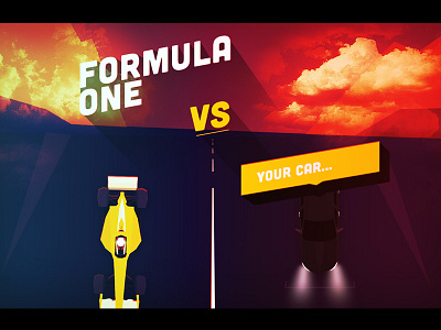F1 scrolling infographic site automotive design formula 1 illustration infographic scroll vibrant web design